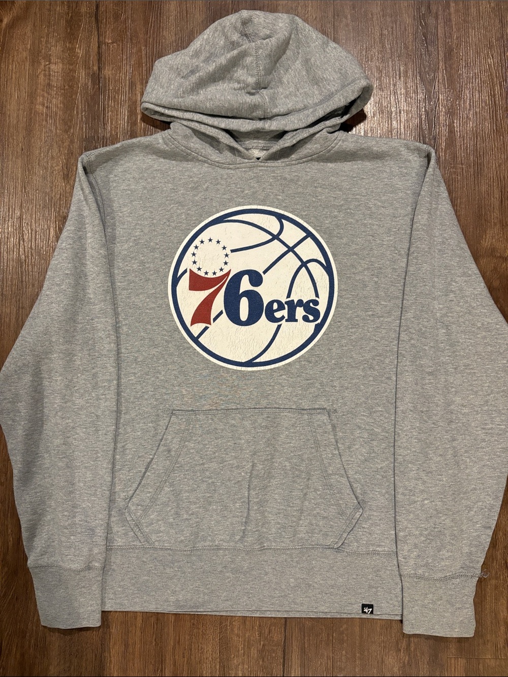 47 brand Philadelphia 76ers men’s large hoodie